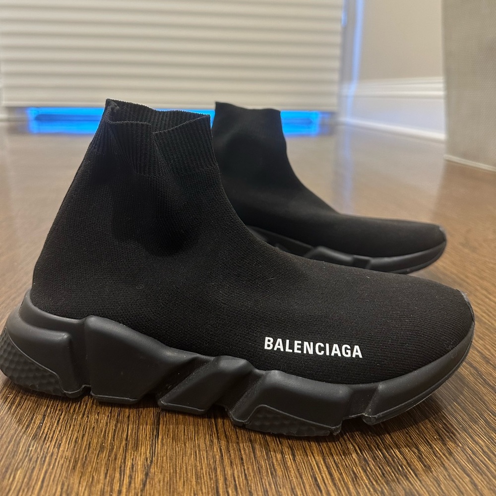 Balenciaga Black Athletic Shoes